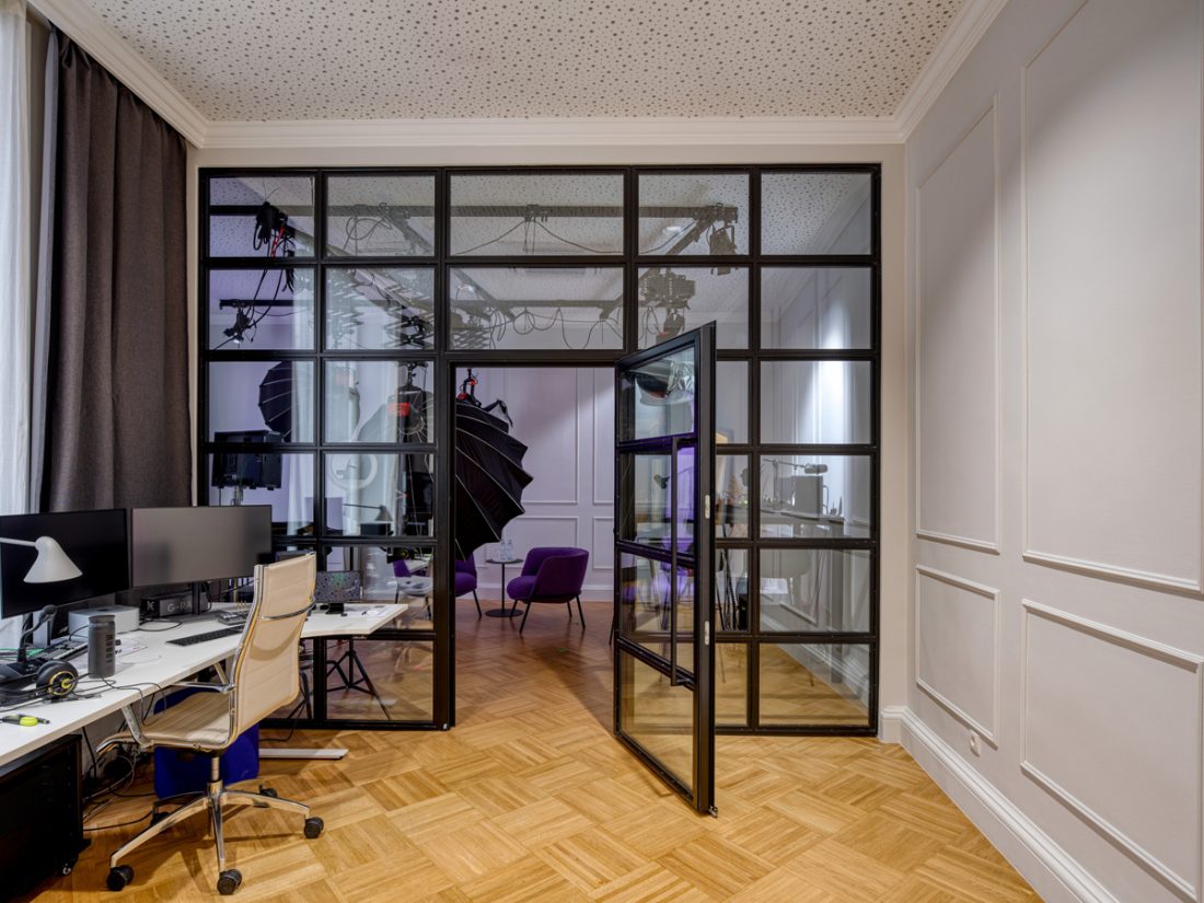 Saurer Glas - Schallschutztrennwand aus Glas, Tonstudio 1040 Wien